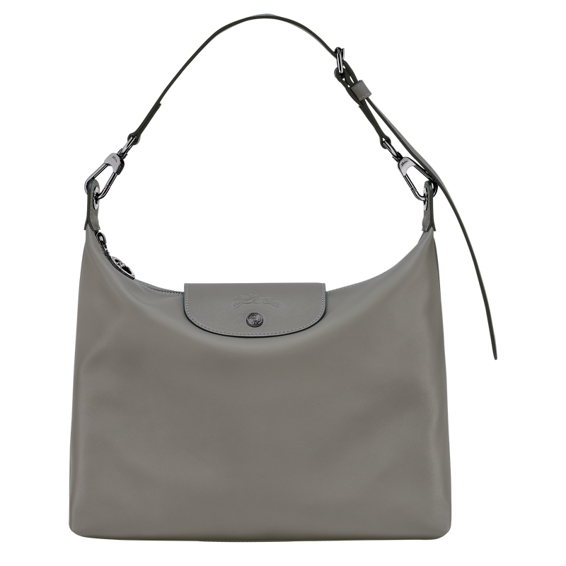 Borsa hobo M Le Pliage Xtra , Pelle - Tortora  - View 1 of  6