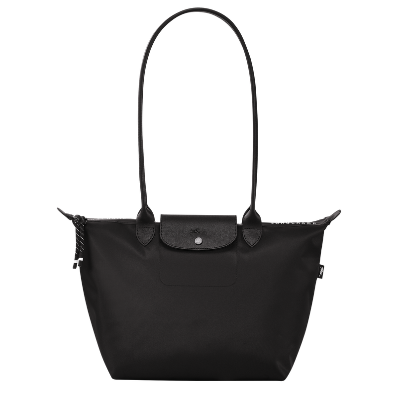 Crossbody-Tasche mit langen Henkeln L Le Pliage Energy , Recyceltes Canvas - Schwarz  - Ansicht 1 von 6
