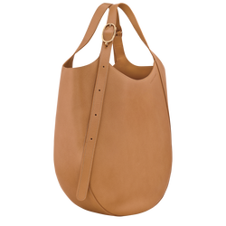 Le Foulonn&eacute; XL Tote bag , Pecan - Leather