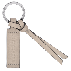 Porte-clés Longchamp 3D , Cuir - Argile