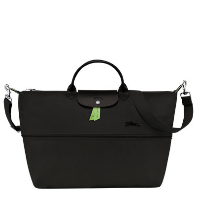 Le Pliage Green Erweiterbare Reisetasche, Schwarz