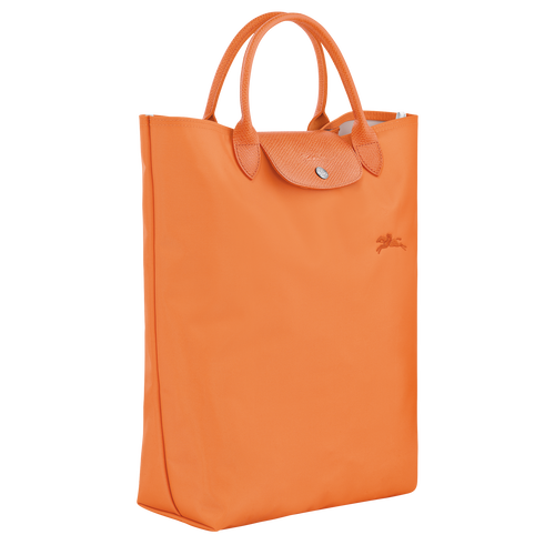 Shopper M Le Pliage Green Canvas Orange Longchamp DE