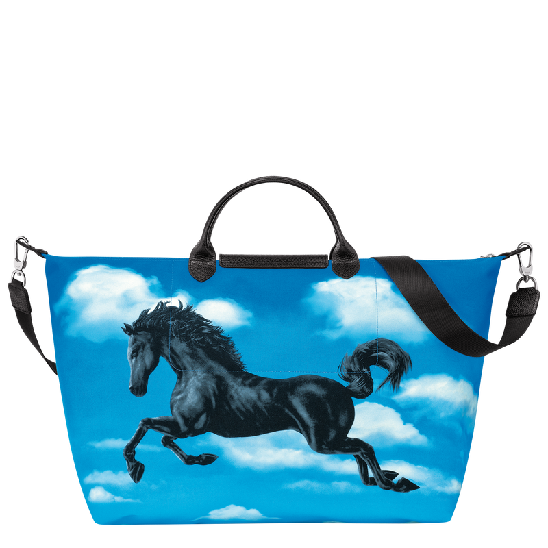 Sac de voyage S Longchamp x ToiletPaper , Toile - Nuage  - Vue 4 de 5