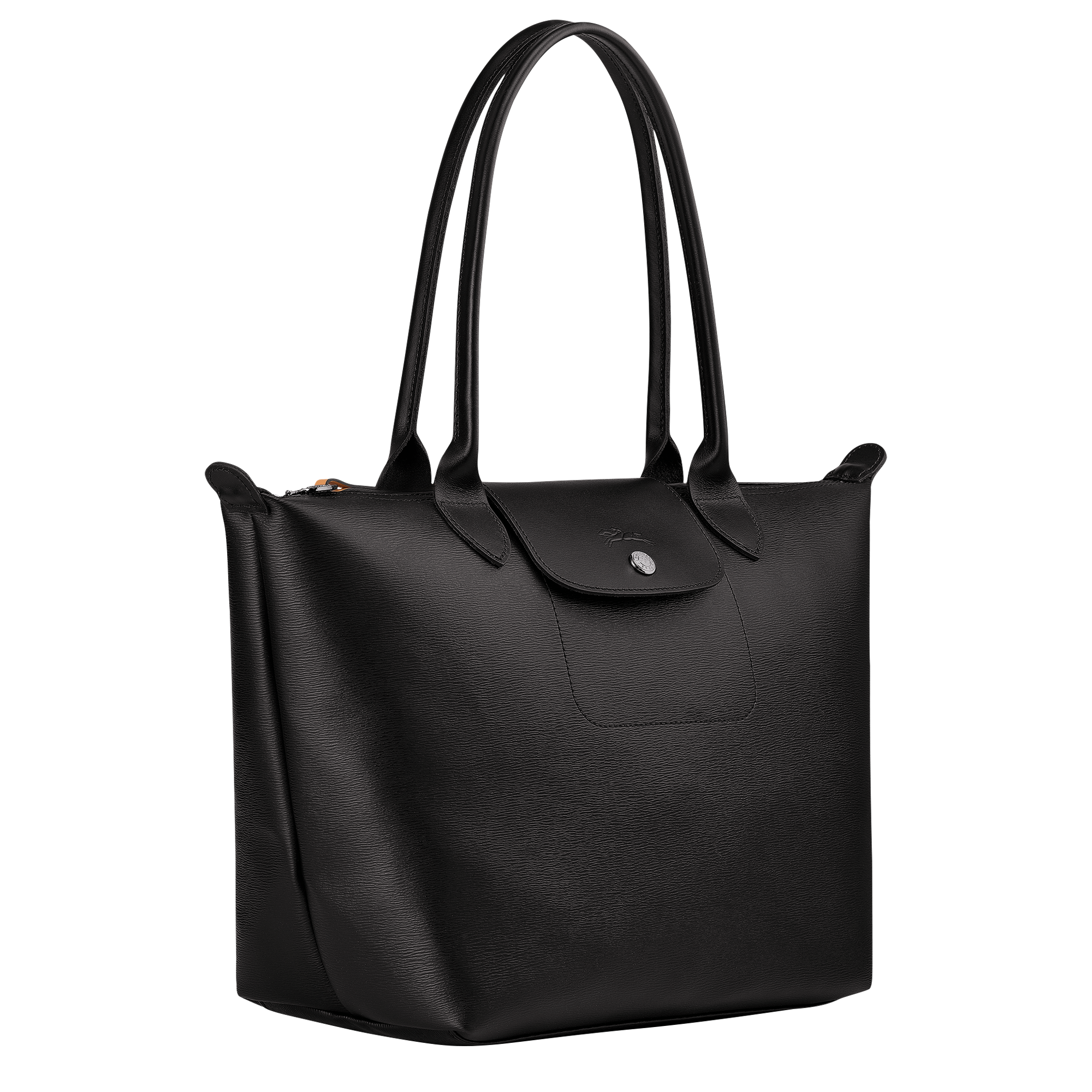 Longchamp Ladies Le Pliage Top Handle Bag M-Black 