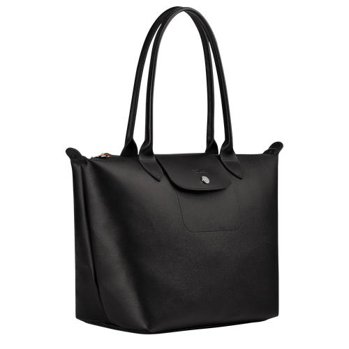 Le Pliage City M Tote bag , Black - Canvas - View 3 of 6