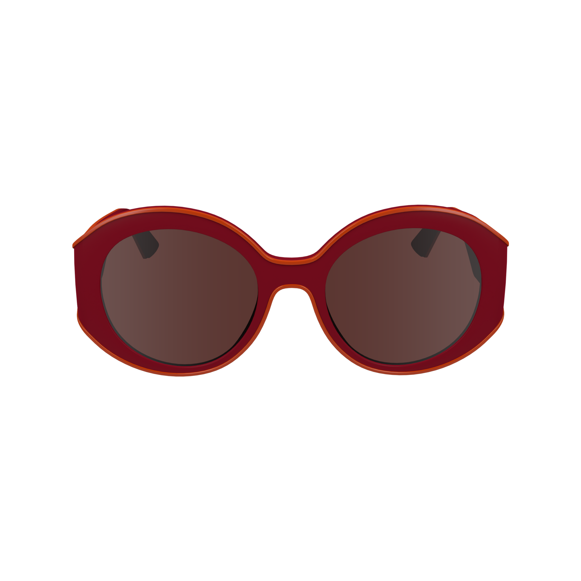 null Lunettes de soleil, Rouge/Navy