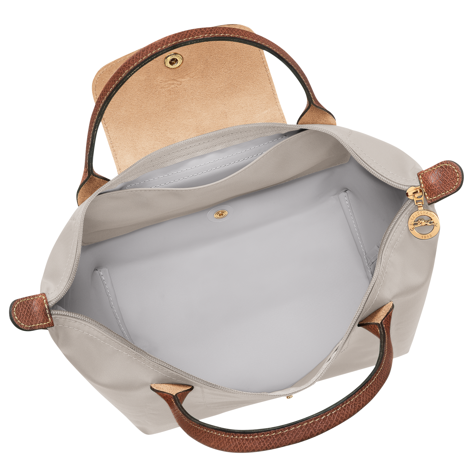 Le Pliage Original Handbag S, Pebble