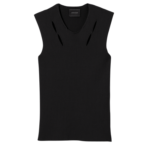 Spring/Summer 2023 Collection Knitted top, Black
