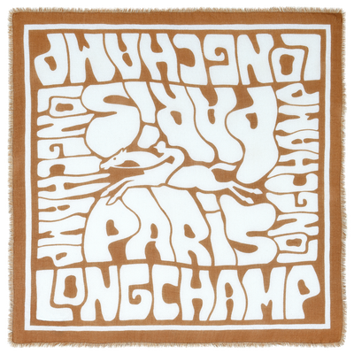 Wavy Summer Stole , Cashew - Cashmere