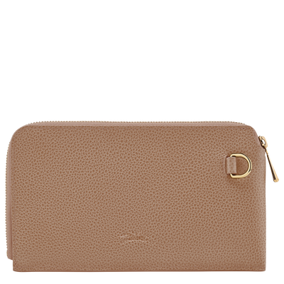 Le Foulonné Pouch , Biscuit - Leather