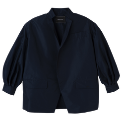 Kimono jacket , Navy - Techno taffeta