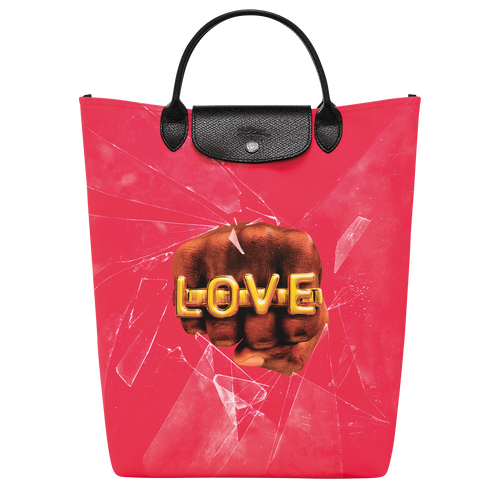 Longchamp x ToiletPaper M Tote bag , Red - Canvas - View 1 of 5
