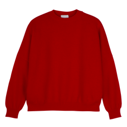 Sweater , Red - Knit