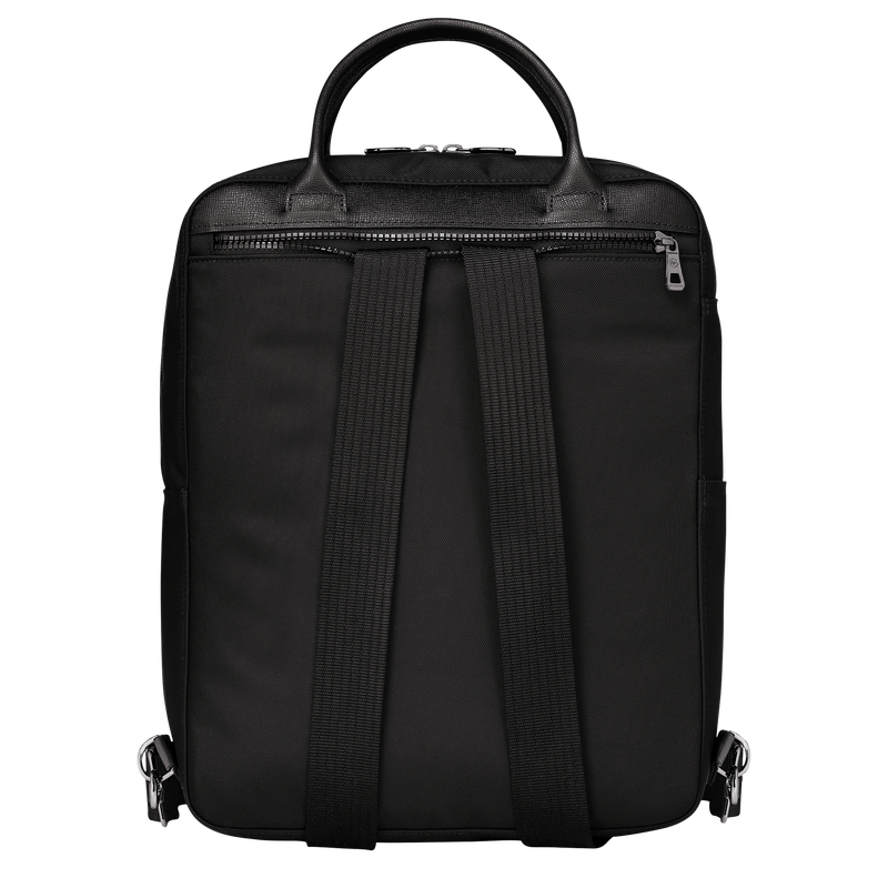 Rucksack M Le Pliage Energy , Recyceltes Canvas - Schwarz  - Ansicht 4 von 4