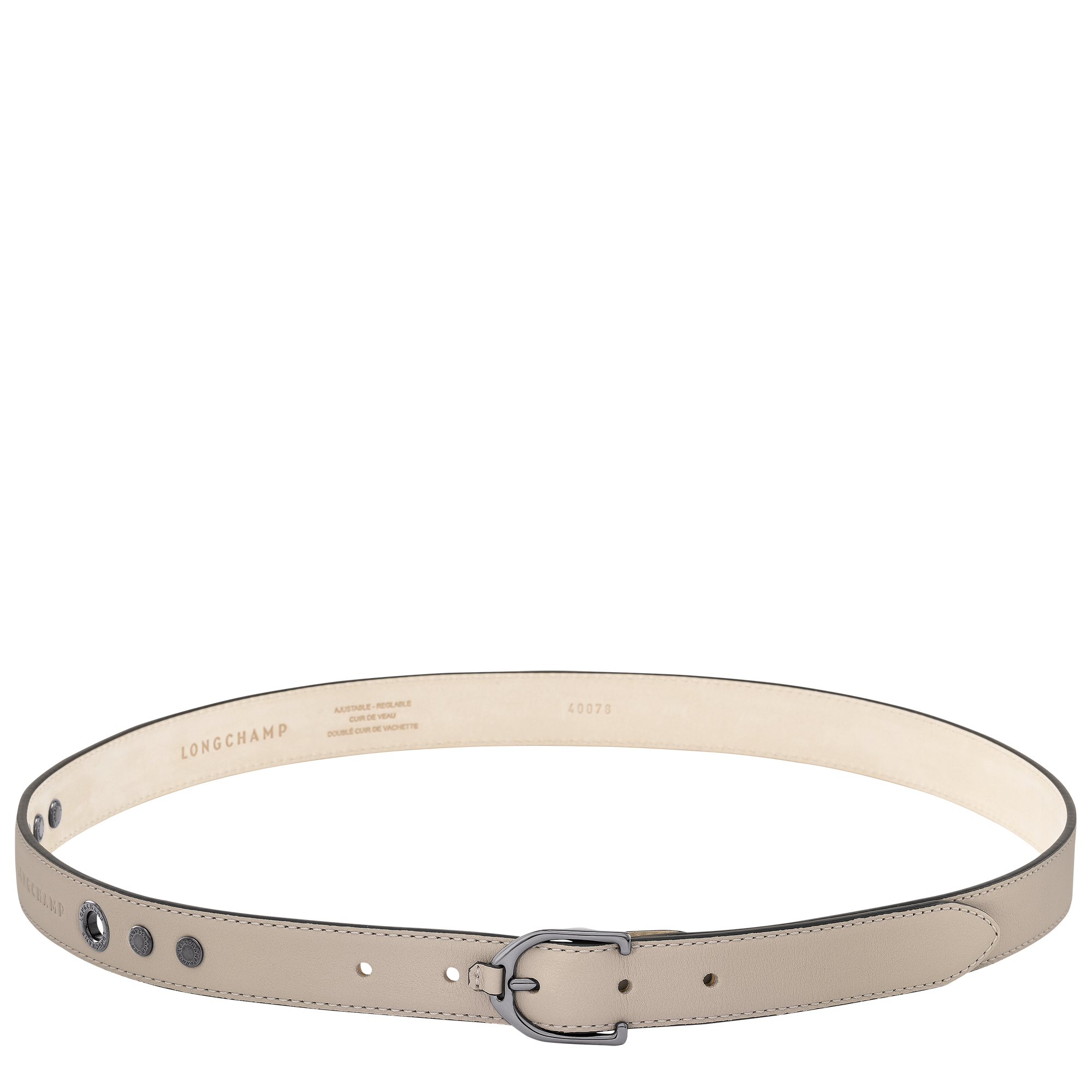 Longchamp 3D Ladies' belt, Clay