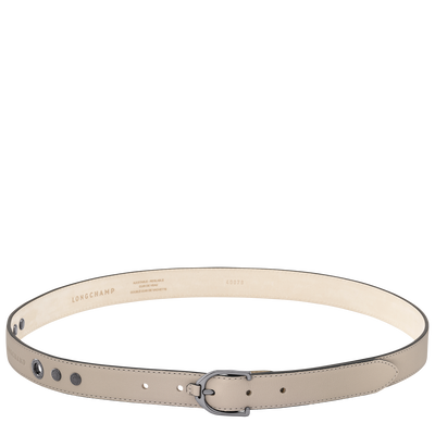 Longchamp 3D Ladies' belt , Clay - Leather