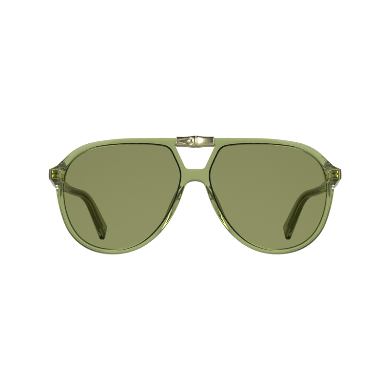 Occhiali da sole , Materiale in resina a base vegetale - Verde  - View 1 of  2