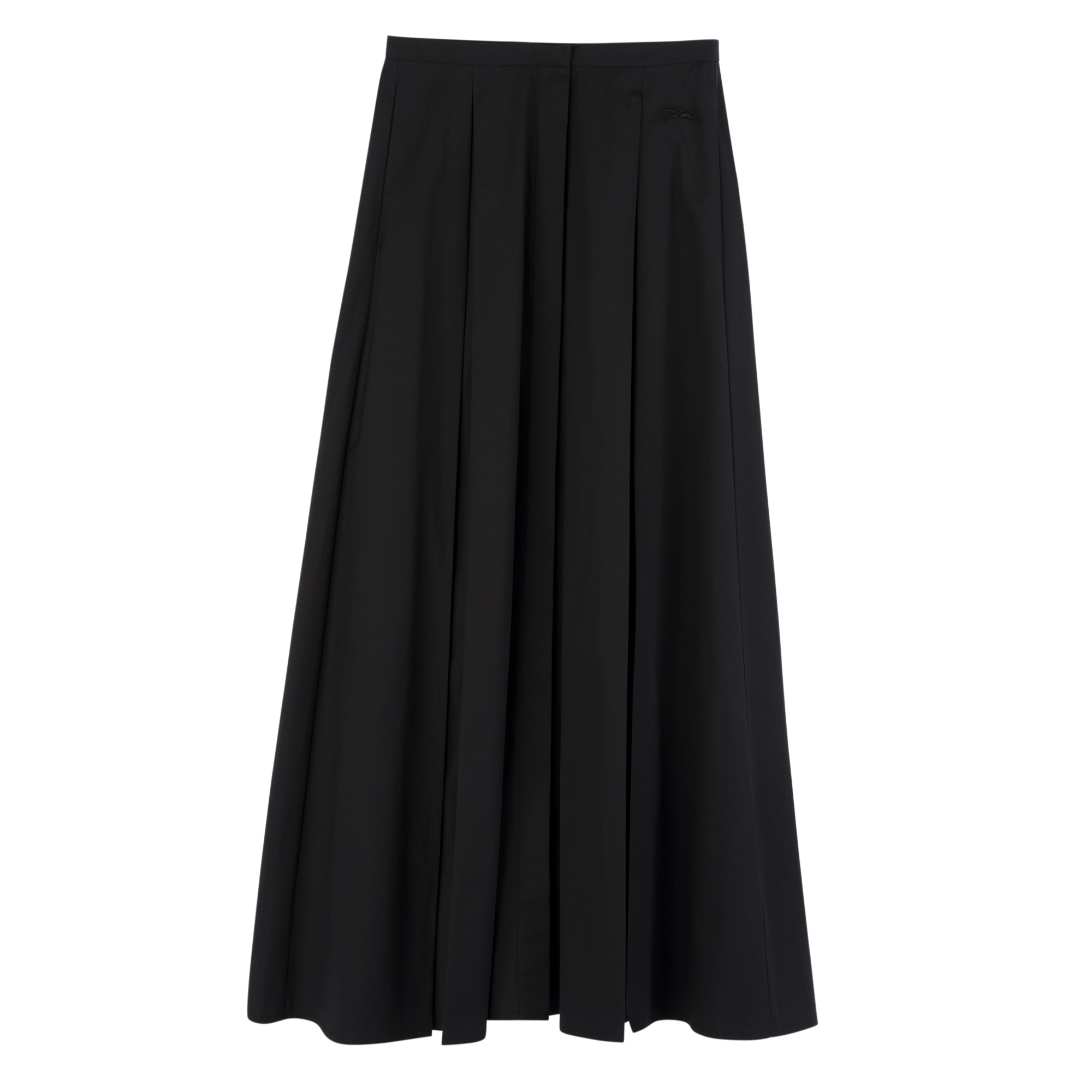 null Falda midi, Negro