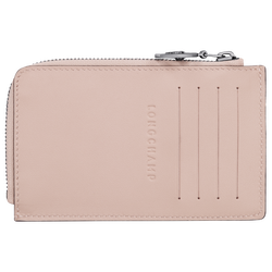 Le Pliage Xtra Card holder , Nude - Leather