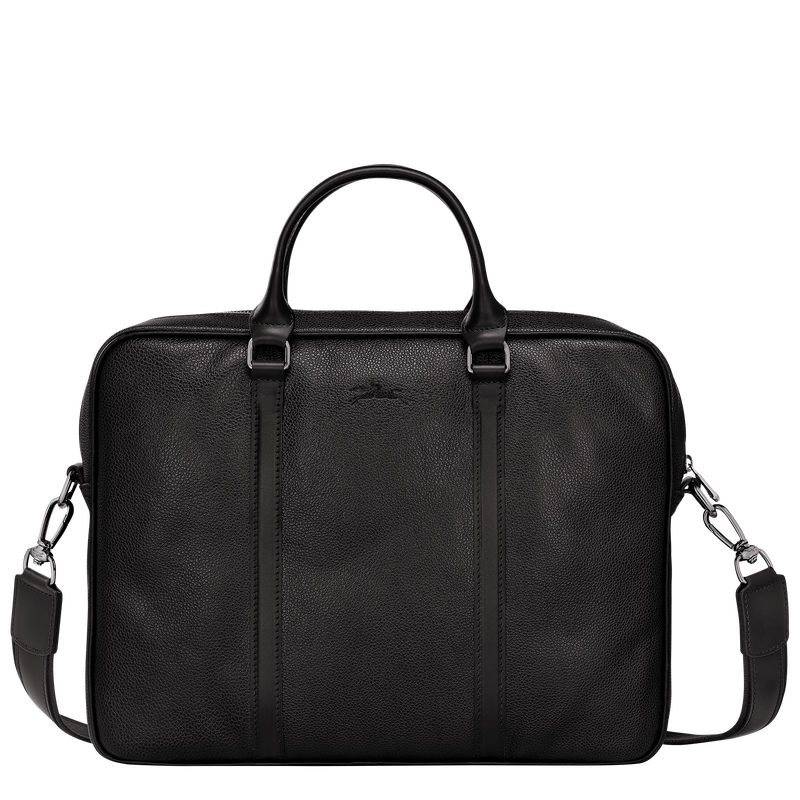 Le Foulonné XS Briefcase , Black - Leather  - View 4 of 5