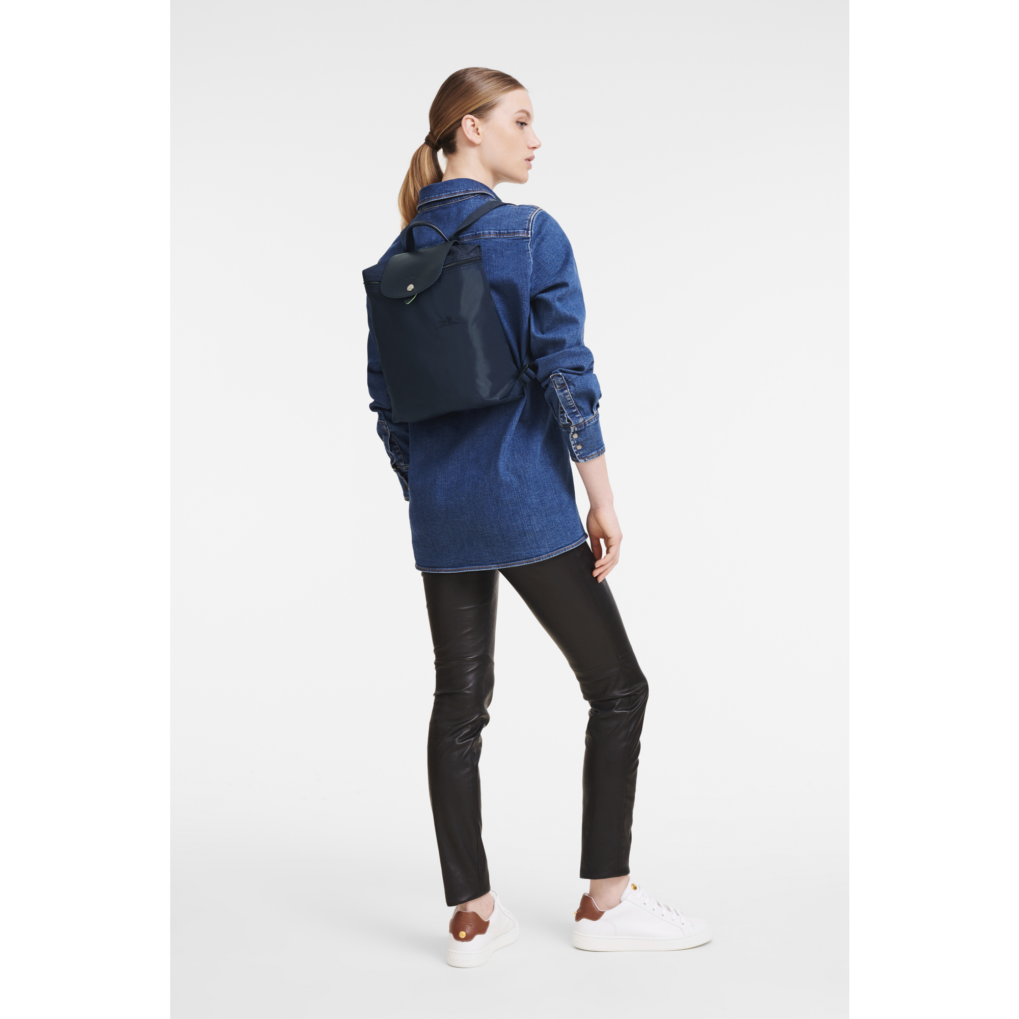 Backpack Le Pliage Green Navy 
