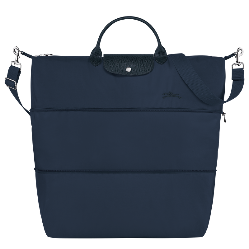 Le Pliage Green Travel bag expandable , Navy - Recycled canvas  - View 1 of 5