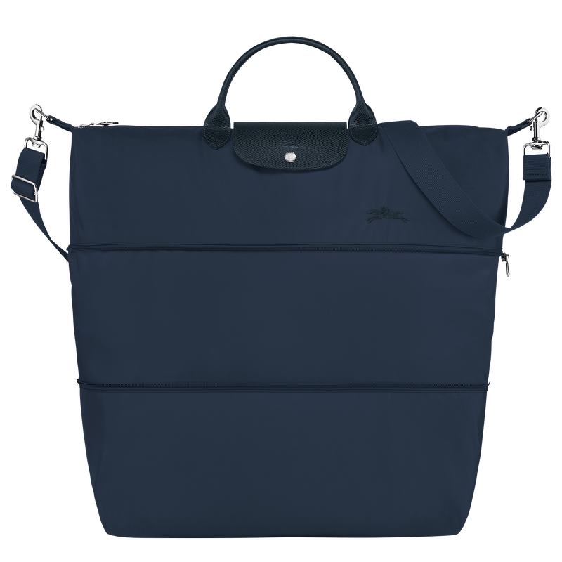 Le Pliage Green Travel bag expandable , Navy - Recycled canvas  - View 1 of 5