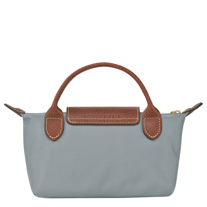 Le Pliage Original Bolso pequeño con asa , Lona reciclada - Acero  - Vista 4 de 6