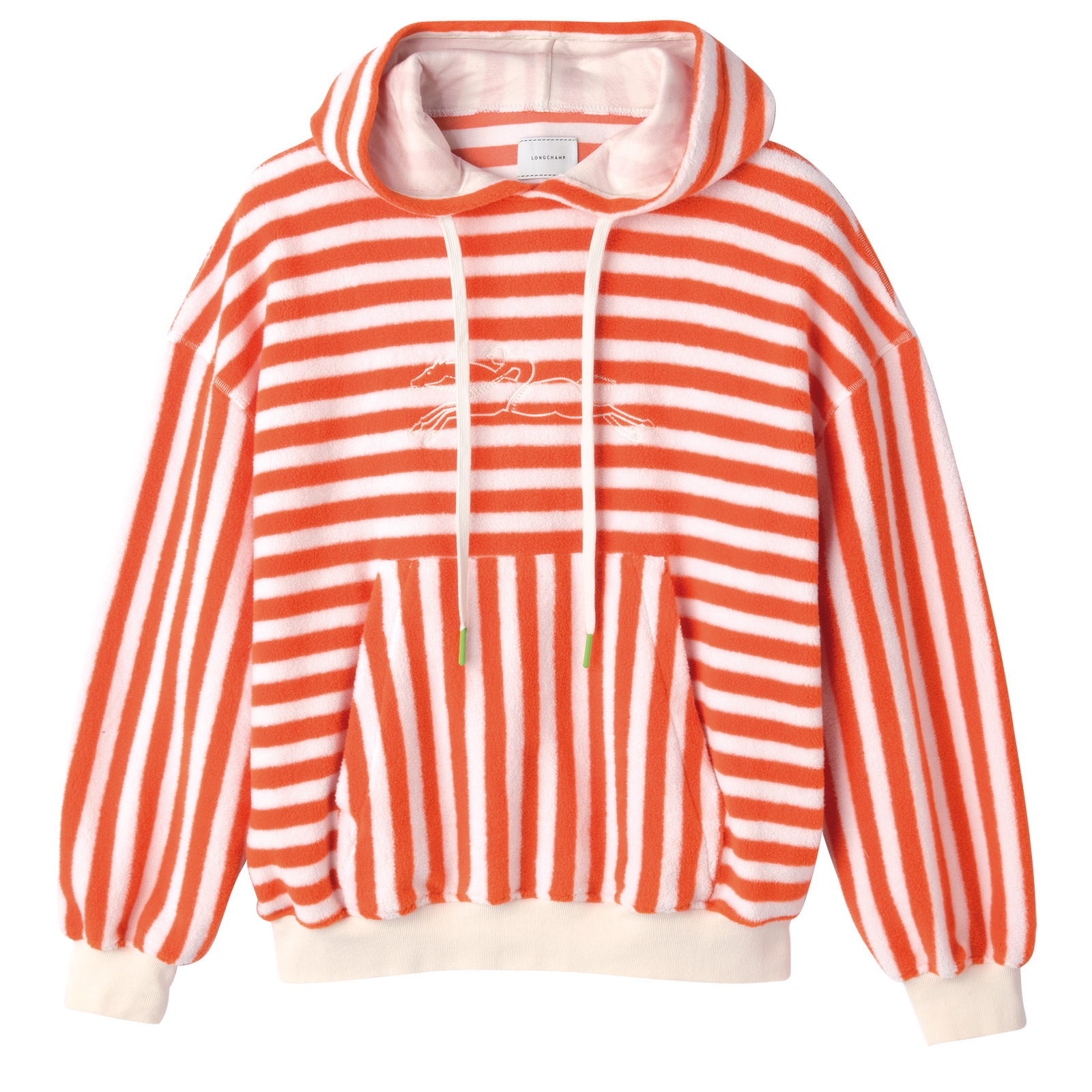 Hoodie Pink Orange Fleece 61102MAB5981TS Longchamp GB