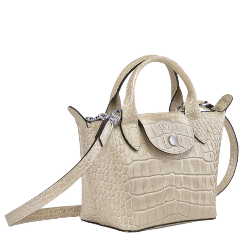 Top handle bag XS Le Pliage Cuir Chalk (L1500HVC337) | Longchamp US Top handle bag XS Le Pliage Cuir Chalk (L1500HVC337) | Longchamp US