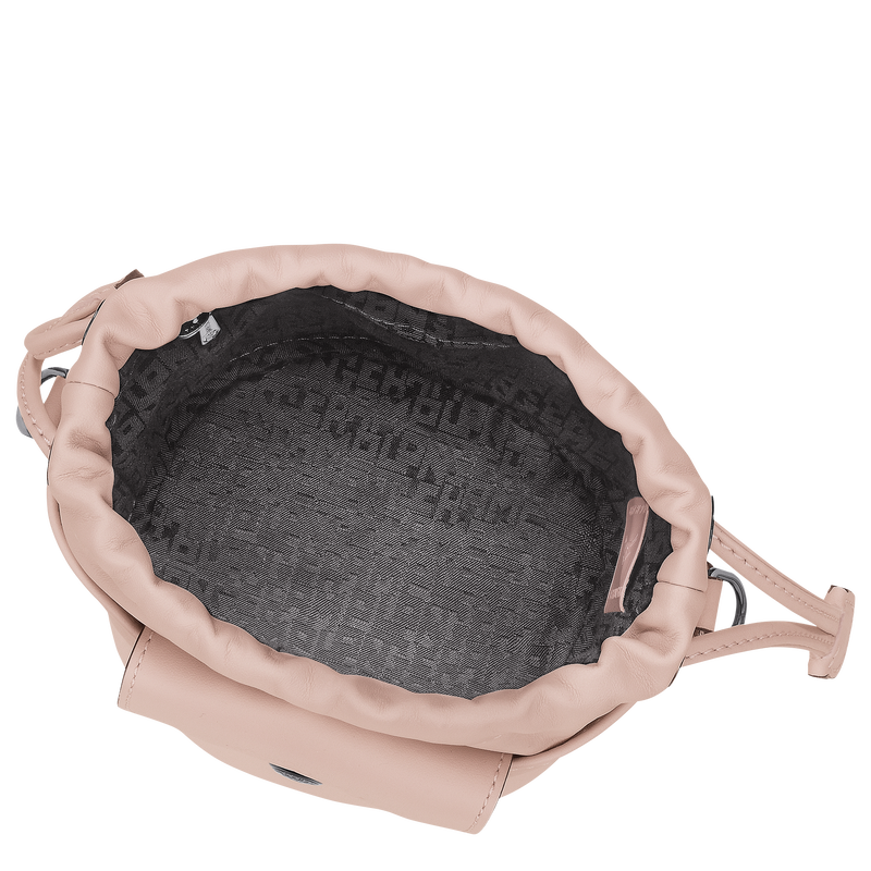 Le Pliage Xtra XS Bucket bag , Nude - Leather  - View 5 of 6