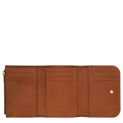 Box-Trot Wallet , Cognac - Leather