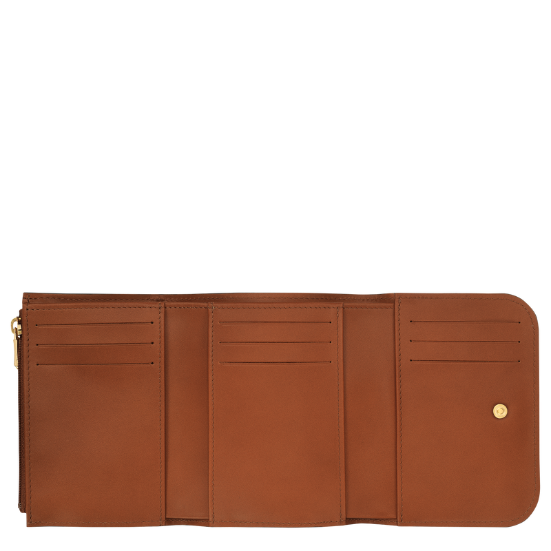 Box-Trot Wallet , Cognac - Leather  - View 2 of  3