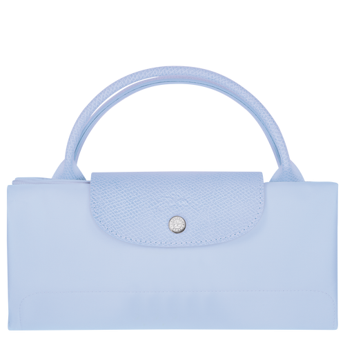 Le Pliage Green M Travel bag , Sky Blue - Recycled canvas - View 5 of 5