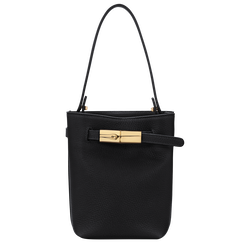 Le Smart XS Bucket bag , Black - Leather
