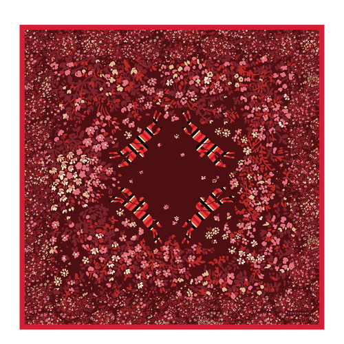 Zijden sjaal, 545 Rood Zijden sjaal, 545 Rood, hi-res