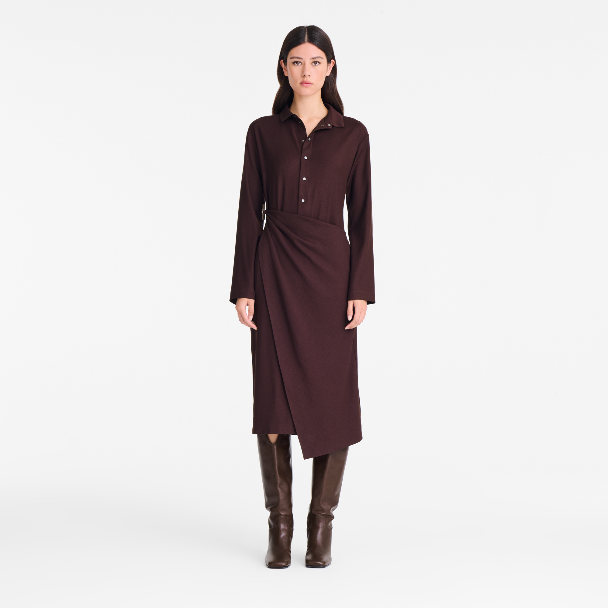 null 드레스, 버건디