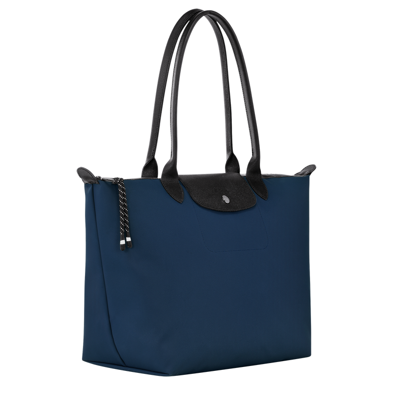 Le Pliage Energy L Tote bag , Navy - Recycled canvas  - View 3 of  6