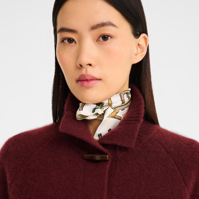 Cardigan , Burgundy - Knit  - View 4 of  6