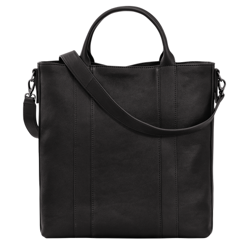 Longchamp 3D Shopper L , Zwart - Leder - Weergave 4 van  5