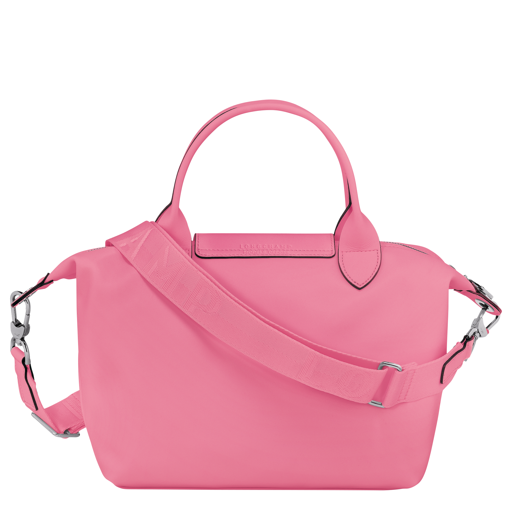 Borsa con manico L Le Pliage Filet Tela - Rosa (10121HVH018)