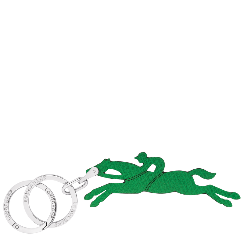 Le Pliage 鑰匙圈 , 綠色 - 皮革  - 查看 1 1