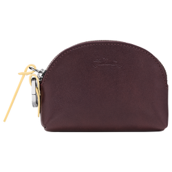 Longchamp Pocket Coin purse , Mocha - Leather