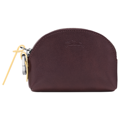 Portemonnaie Longchamp Pocket , Leder - Mokka