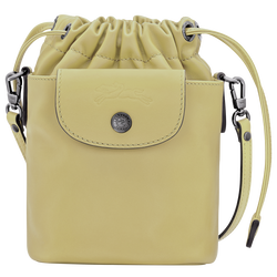Le Pliage Xtra XS Bucket bag , Pistachio - Leather