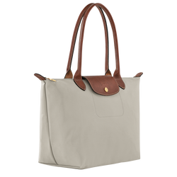Le Pliage Original M Tote bag , Pebble - Recycled canvas