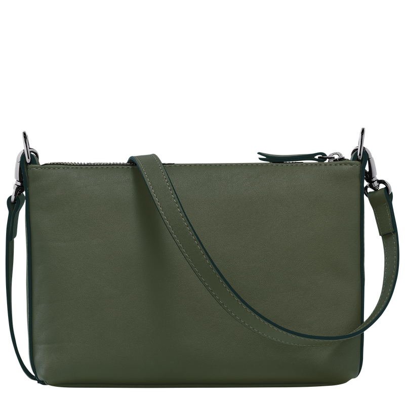 Umhängetasche S Longchamp 3D , Leder - Khaki  - Ansicht 4 von 6