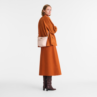 Beuteltasche XS Le Roseau , Leder - Blütenrosa