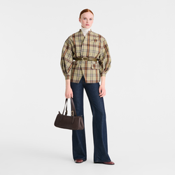 Looong Shoulder bag , Mocha - Leather