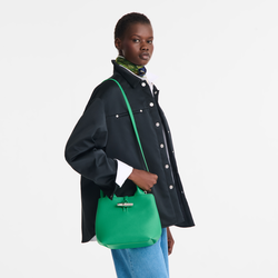 Le Roseau S Handbag , Spring Green - Leather